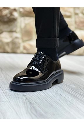 کفش کژوال مشکی مردانه چرم خالص ByItallanoshoes - کد 886836978