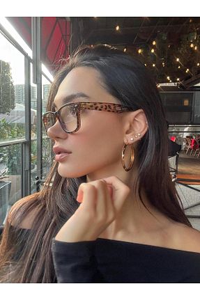 عینک محافظ نور آبی قهوه ای زنانه پلاستیک funeyes - کد 875871754