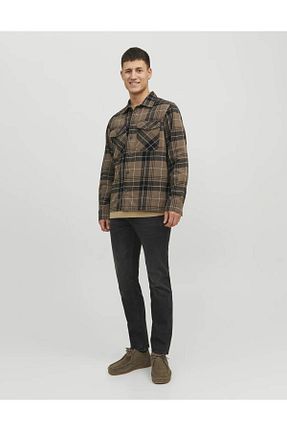 شلوار جین مشکی مردانه رگولار Jack & Jones - کد 887028036