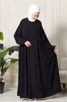 لباس حجاب مشکی زنانه رگولار fistan - کد 886878432