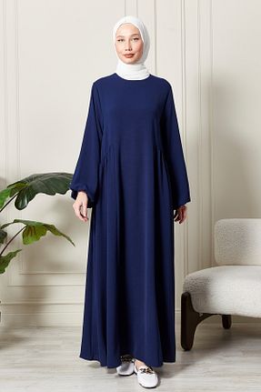 لباس حجاب سرمه ای زنانه رگولار fistan - کد 886879209