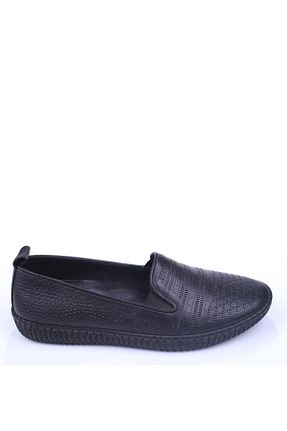 کفش کژوال مشکی زنانه چرم خالص Voyager - کد 175592430