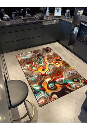 فرش رنگی قابل شستشو Rugs Modern Halı - کد 834057800