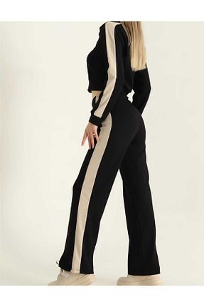 ست بالاتنه و پائین تنه مشکی زنانه بافتنی shemonna - کد 886979747