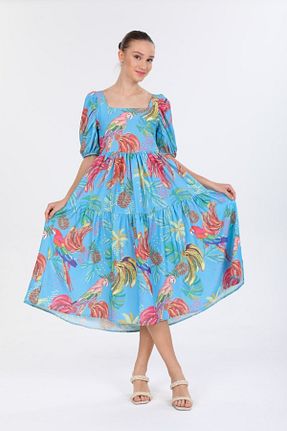 لباس آبی زنانه بافتنی Reji - کد 886933205