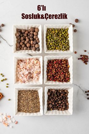 سرویس قهوه خوری سفید 6 نفره Porsima - کد 883823590
