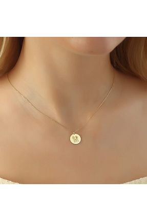 گردنبند طلا زرد زنانه 14 عیار Glorria - کد 112504656