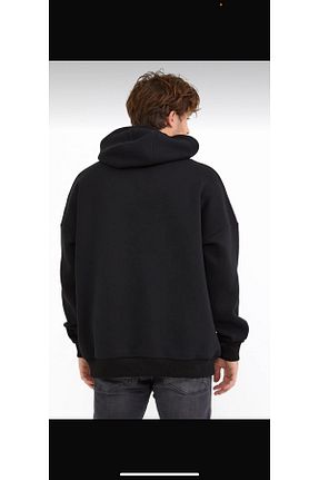 سوئیشرت مشکی زنانه چاپی MODA - کد 886993369