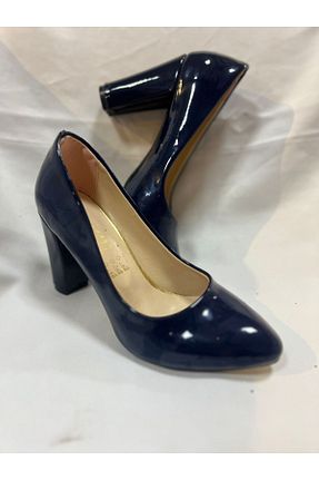 کفش استایلیتو سرمه ای پاشنه تخت CANCANLI SHOES - کد 887000288