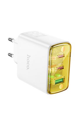آداپتور شارژر سفید Hoco - کد 887086162