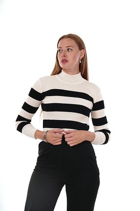 بادی نباتی زنانه یقه نیم ماهیگیر Butik - کد 887016905