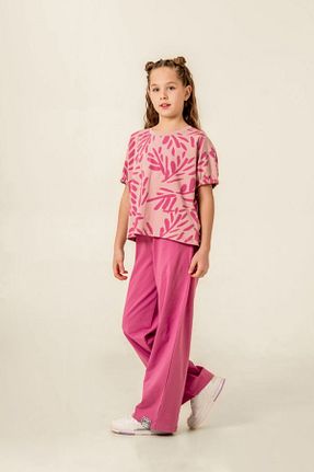 ست بالاتنه و پائین تنه زرشکی بچه گانه بافتنی HAUSEkids - کد 887087671