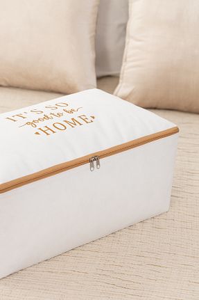 خورجین سفید پلی استر REKHOME - کد 887030602