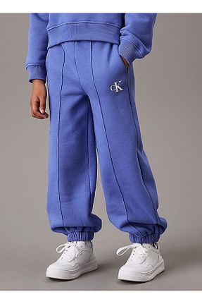 شلوار کرمگن آبی بچه گانه پاچه کش دار Calvin Klein - کد 887094800