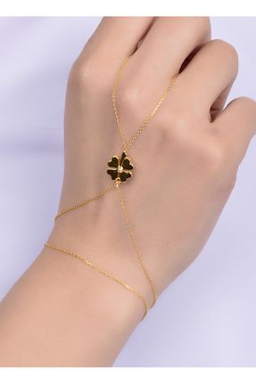 دستبند طلا زرد زنانه 14 عیار kuyumcu nurettin - کد 887228051