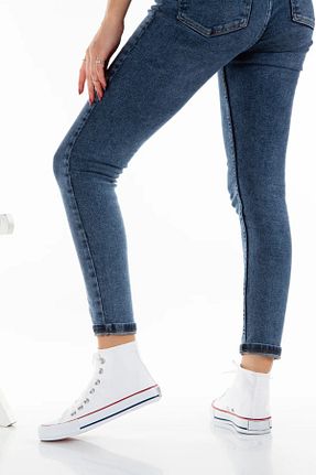 کفش اسنیکر سفید زنانه بند دار TOBAİ - کد 887072394