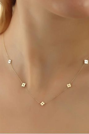 گردنبند طلا زرد زنانه 14 عیار Glorria - کد 112476071
