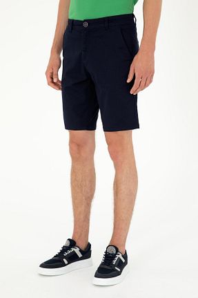 شلوارک و برمودا سرمه ای مردانه بافتنی U.S. Polo Assn. - کد 887086894