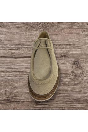 کفش کژوال بژ مردانه چرم خالص Debut - کد 887089203