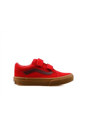 کفش اسنیکر قرمز بچه گانه بافتنی Vans - کد 887094879