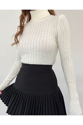 پلیور سفید زنانه ساده Modamorfo - کد 759205624