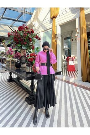 دامن حجاب مشکی زنانه رگولار Trend Marfa - کد 887094151