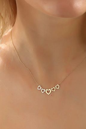 گردنبند طلا زرد زنانه 14 عیار Glorria - کد 112476109