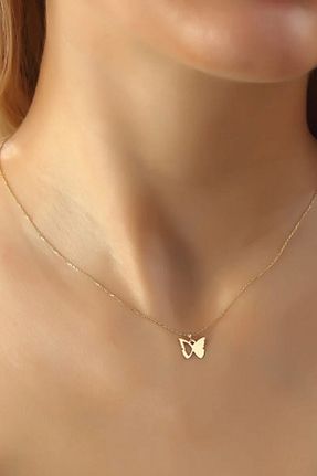 گردنبند طلا زرد زنانه 14 عیار Glorria - کد 112476247