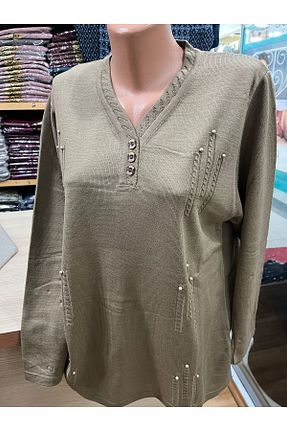 پلیور سایز بزرگ رنگی زنانه اسلیم TCR - کد 887112537