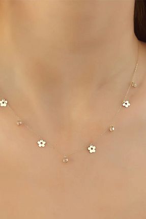گردنبند طلا زرد زنانه 14 عیار Glorria - کد 112475896
