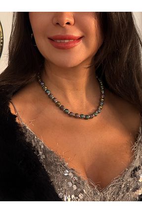 گردنبند جواهر رنگی زنانه سنگ طبیعی Atelier Sriza - کد 887143834