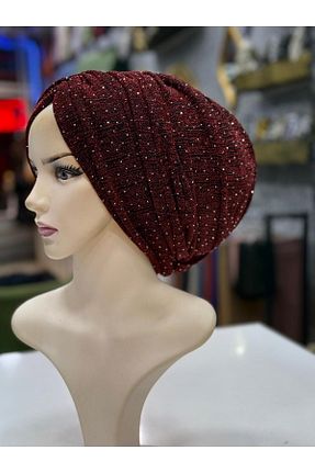 کلاه شنای حجاب زرشکی زنانه zagreus - کد 887158920