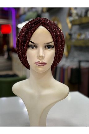 کلاه شنای حجاب زرشکی زنانه zagreus - کد 887158920