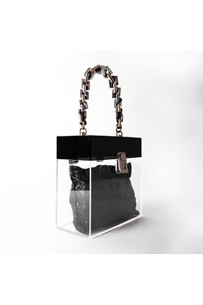 کیف مجلسی طوسی زنانه فلزی JELOUX - کد 887172330