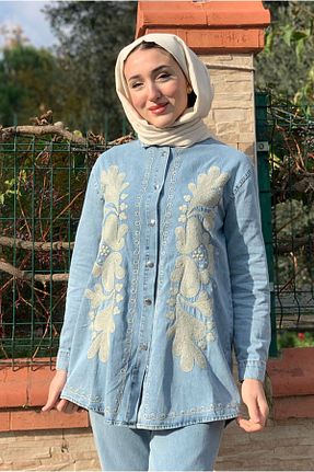 ست گرمکن حجاب سرمه ای زنانه Relaxed Moda Rosa - کد 887289649
