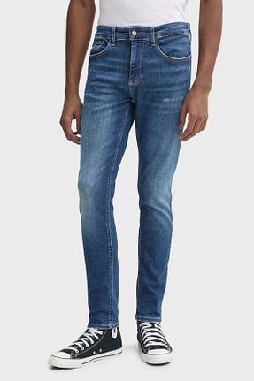 شلوار جین آبی مردانه پاچه ساده Tommy Jeans - کد 887184691