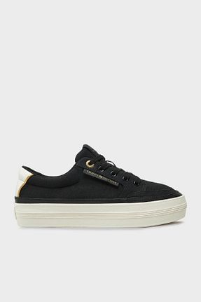 کفش اسنیکر مشکی زنانه بند دار Tommy Hilfiger - کد 887184511