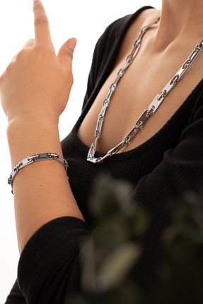دستبند استیل (فولاد) زنانه استیل ضد زنگ Lunagupy - کد 846060205