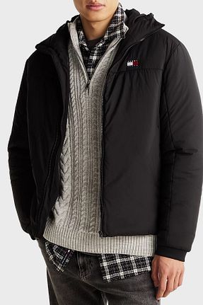 کاپشن مشکی مردانه رگولار Tommy Jeans - کد 887184698