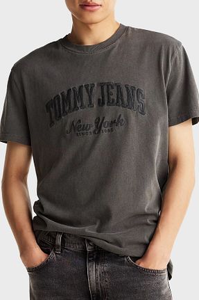 تیشرت مشکی مردانه رگولار Tommy Jeans - کد 887184337