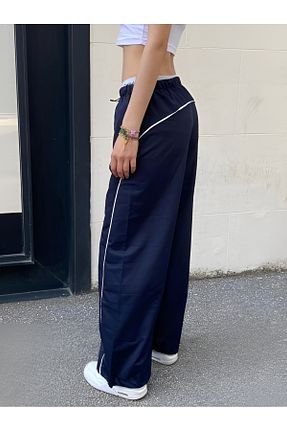 شلوار کرمگن سرمه ای زنانه Relaxed Gofeel - کد 653640555