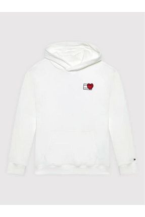 سوئیشرت سفید بچه گانه نقش دار / کار شده Tommy Hilfiger - کد 887244565