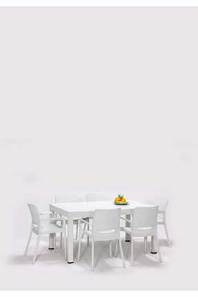 ست باغچه سفید خیزران SANDALİE - کد 89167310
