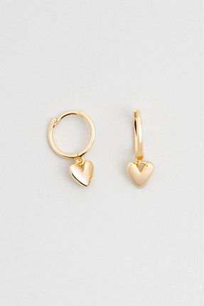 گوشواره نقره زرد زنانه 925 عیار So Chic - کد 887244669