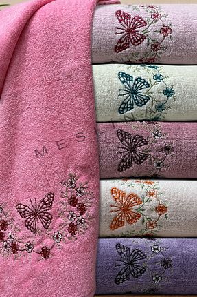 حوله رنگی مخمل Meslina Home - کد 335973696