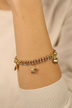 دستبند طلا طلائی زنانه 8 عیار Çgk Çiğdem Gürel Kuyumculuk - کد 886578568