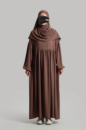 لباس حجاب سرمه ای زنانه رگولار Lemaye - کد 887252475