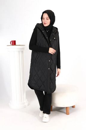 جلیقه حجاب مشکی زنانه رگولار Modabenna - کد 865491644