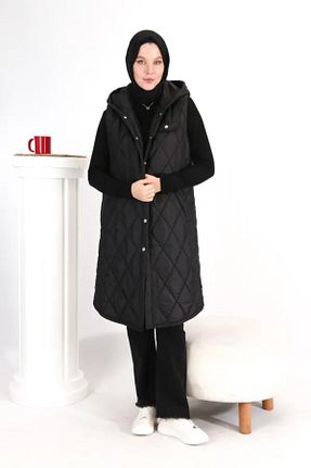جلیقه حجاب مشکی زنانه رگولار Modabenna - کد 865491644