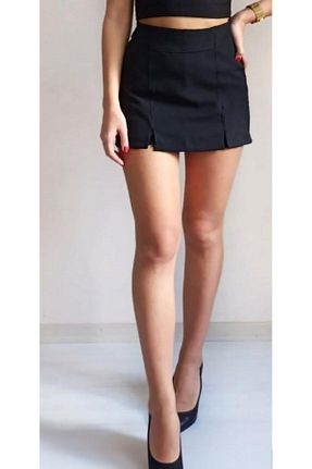 شلوارک و برمودا مشکی زنانه شلوارک دامنی Fü Me Style - کد 887358374